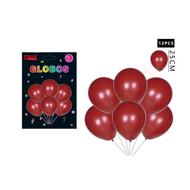 GLOBOS CAFÉ 12 PCS - 1