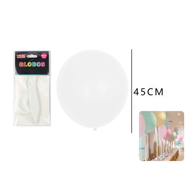 GLOBO BLANCO 45 CM - 1