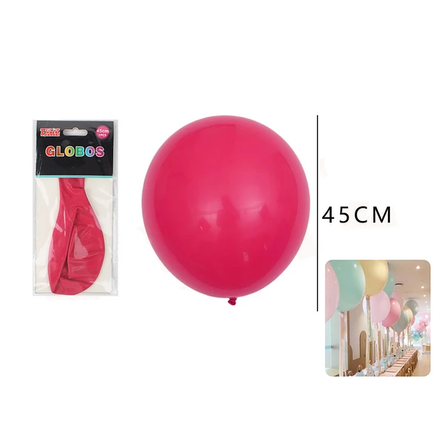 GLOBO FUCSIA 45 CM - 1