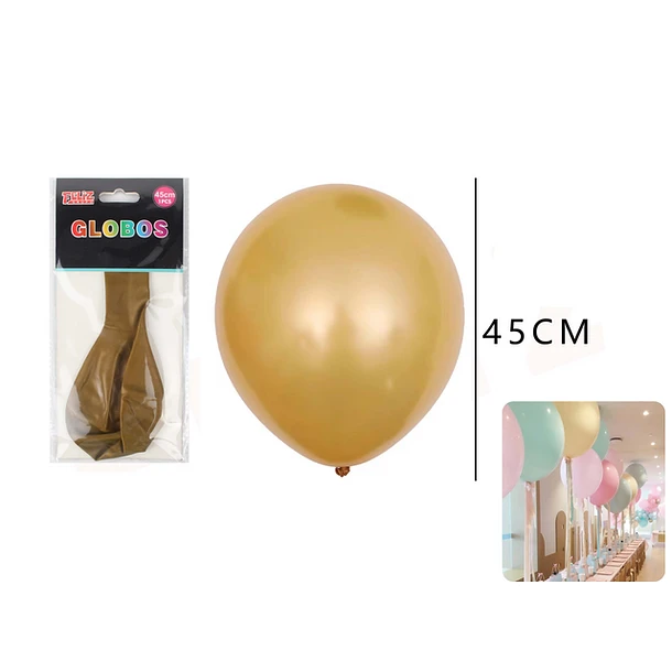 GLOBO DORADO 45 CM - 1