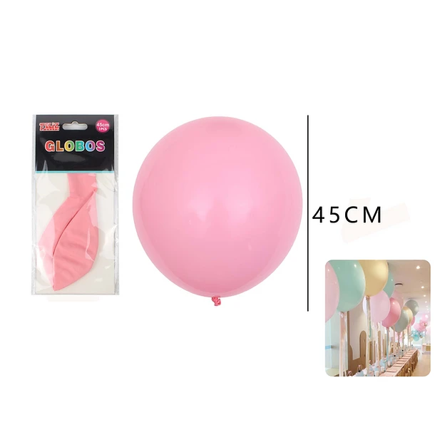 GLOBO ROSADO 45 CM - 1
