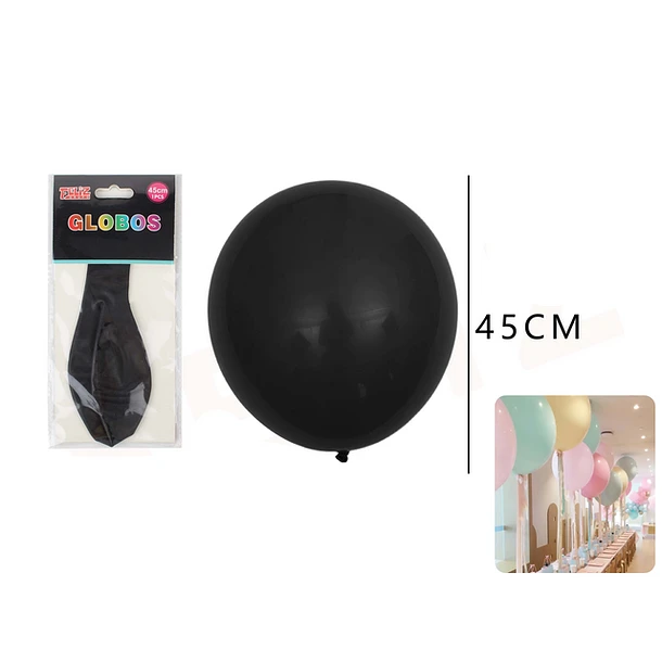 GLOBO NEGRO 45 CM - 1