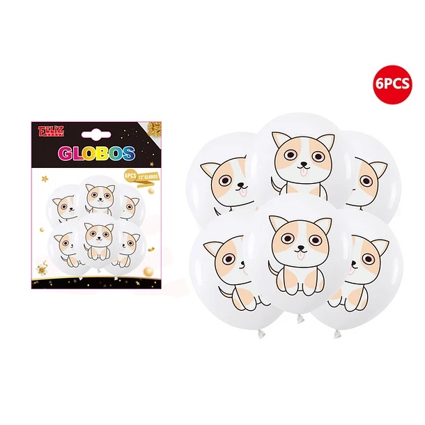SET GLOBOS PERRITOS 6PCS - 1