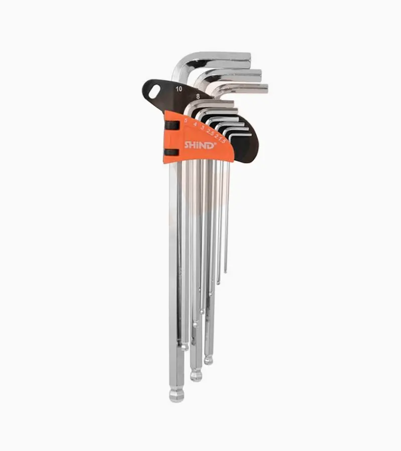 LLAVE ALLEN 9 PIEZAS HEXAGONAL - 1