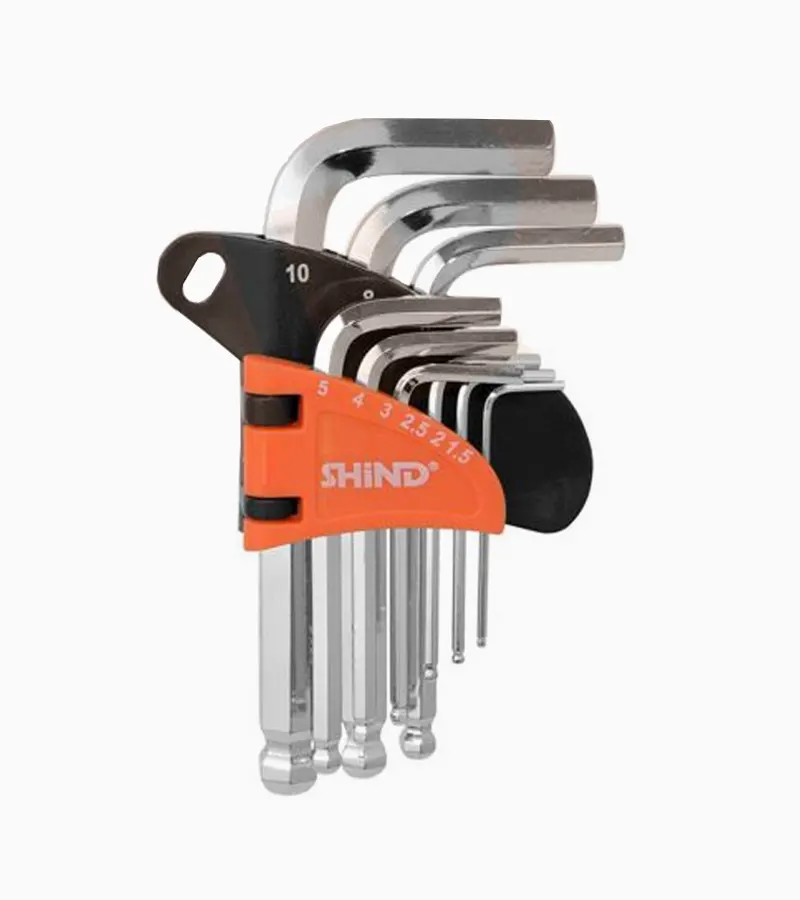 LLAVE ALLEN 9 PIEZAS HEXAGONAL - 1
