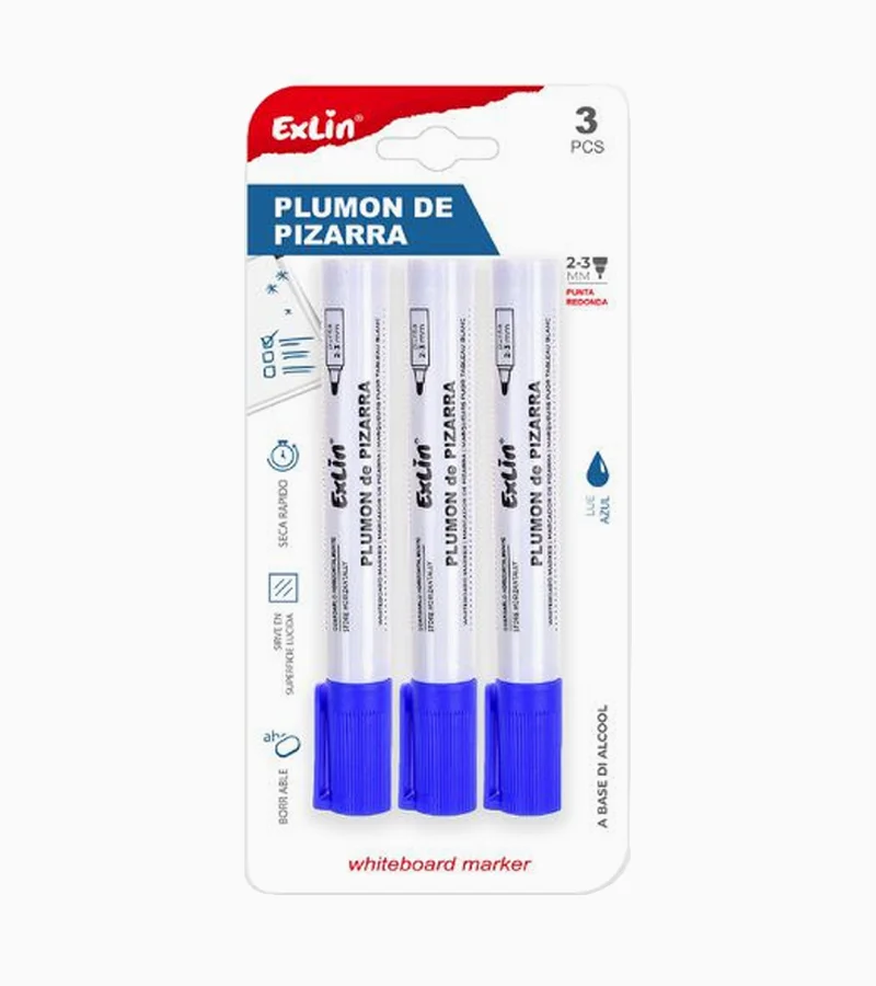 MARCADORES TINTA AZUL - 1