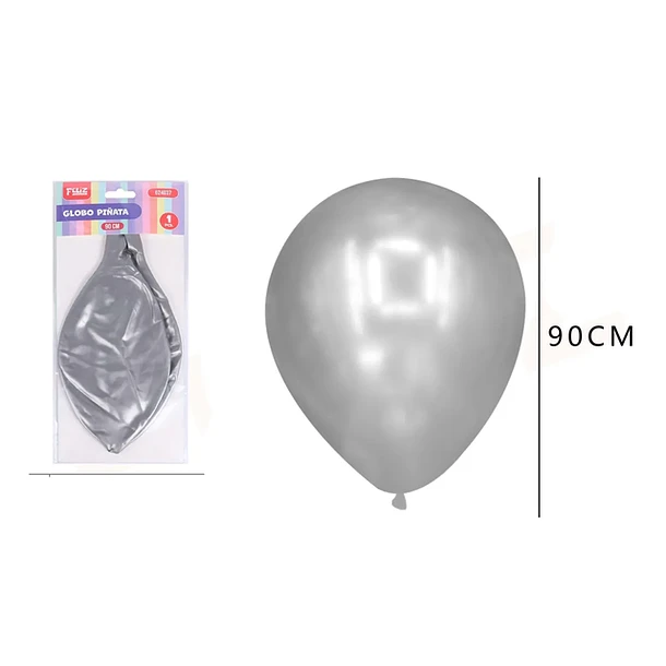 GLOBO PLATEADO 90CM - 1