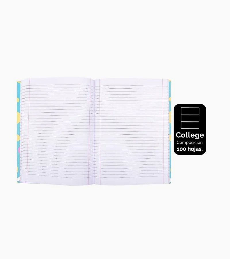 PACK X 8 CUADERNOS COLLEGE DE COMPOSICIÓN 80 HOJAS - 1