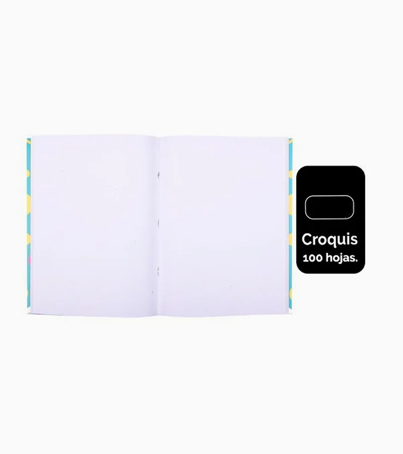 PACK X 8 CUADERNOS COLLEGE CROQUIS 100 HOJAS - 1