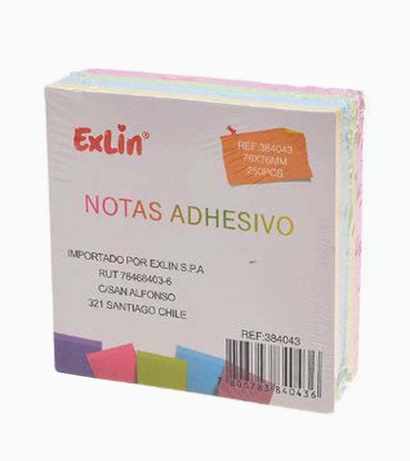 NOTAS ADHESIVAS COLORES - 1