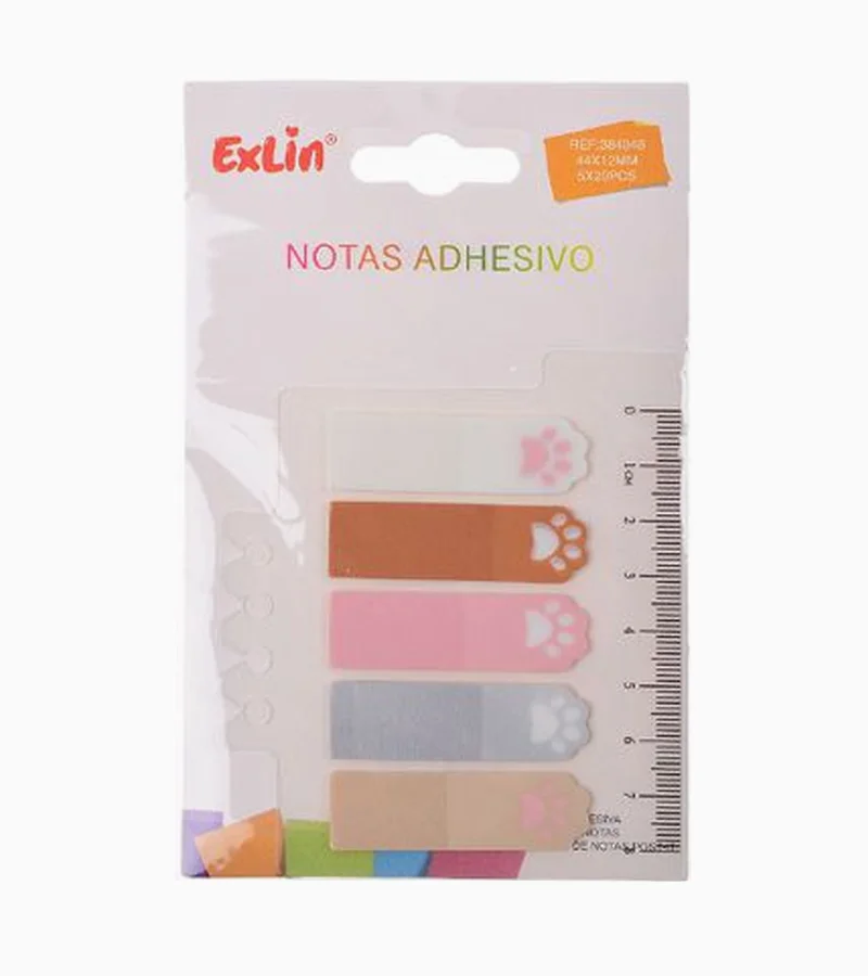 NOTAS ADHESIVAS PATA DE GATO - 1