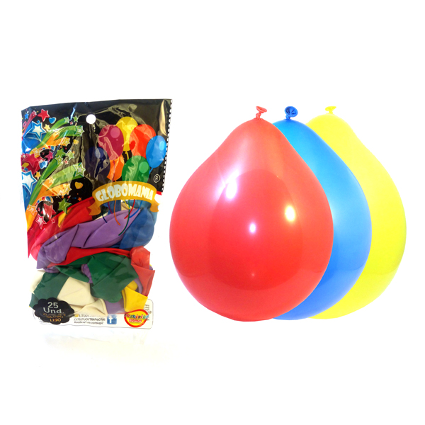 GLOBO 09 STANDARD B SURTIDO X 25 UNI - 1