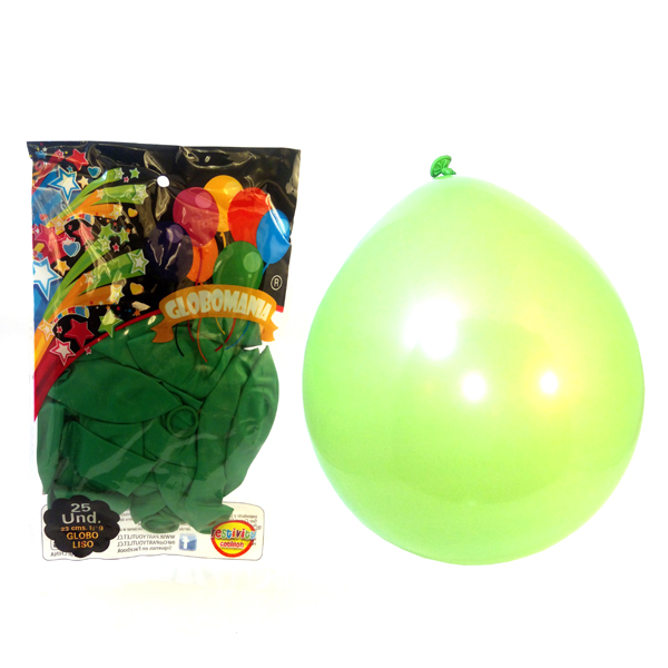 GLOBO 09 STANDARD B VERDE X 25 UNI - 1