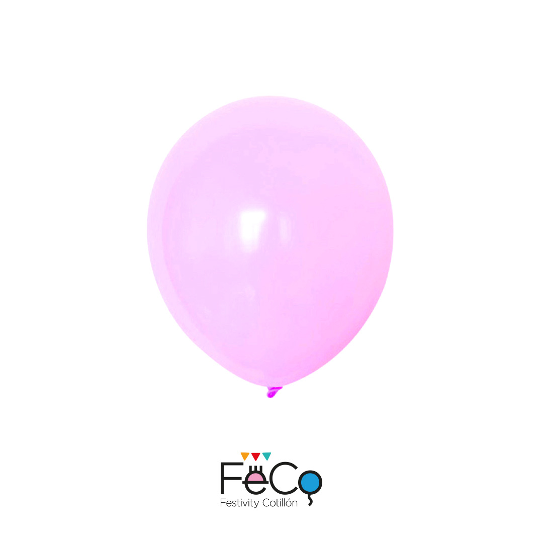 GLOBO 12 PASTEL FUCCIA X25 UNID - 1