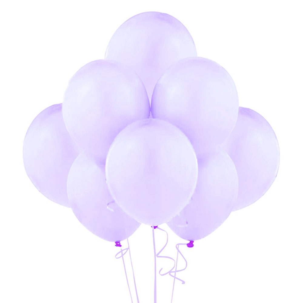 GLOBO 12 PASTEL MORADO X12 UNI - 1