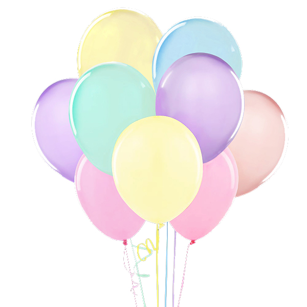 GLOBO 12 PASTEL SURTIDO X12 UNI - 1