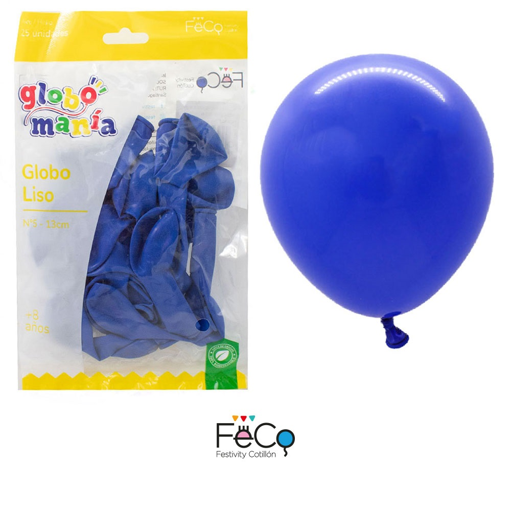 GLOBO 5 STANDARD AZUL X25 UNI - 1