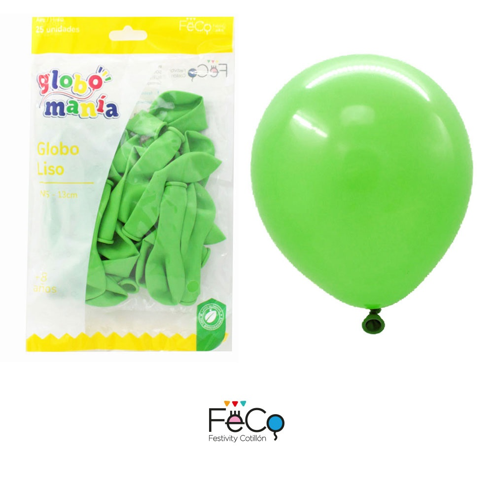 GLOBO 5 STANDARD VERDE LIMA X25 UNI - 1