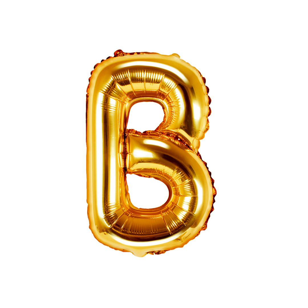 GLOBO METALICO 16 DORADO B - 1