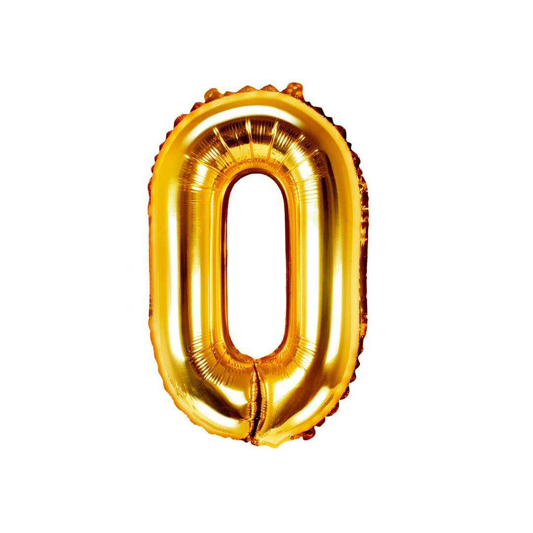GLOBO METALICO 16 DORADO O - 1