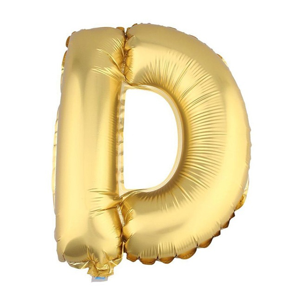GLOBO METALICO 26 DORADO LETRA D X1 UNI - 1