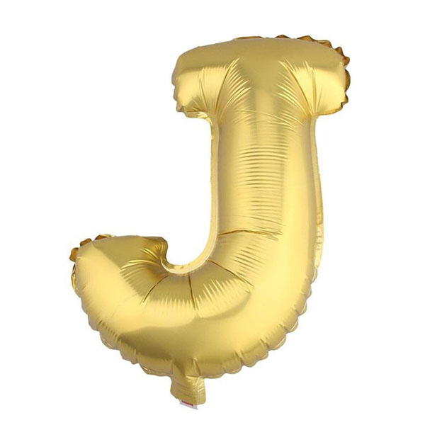 GLOBO METALICO 26 DORADO LETRA J X1 UNI - 1