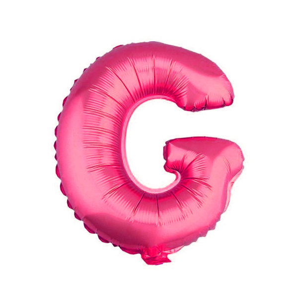 GLOBO METALICO 26 FUCSIA LETRA G X1 UNI - 1