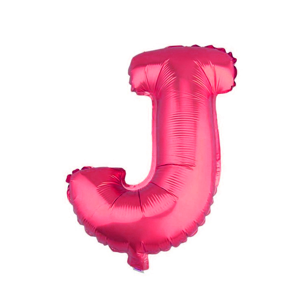 GLOBO METALICO 26 FUCSIA LETRA J X1 UNI - 1
