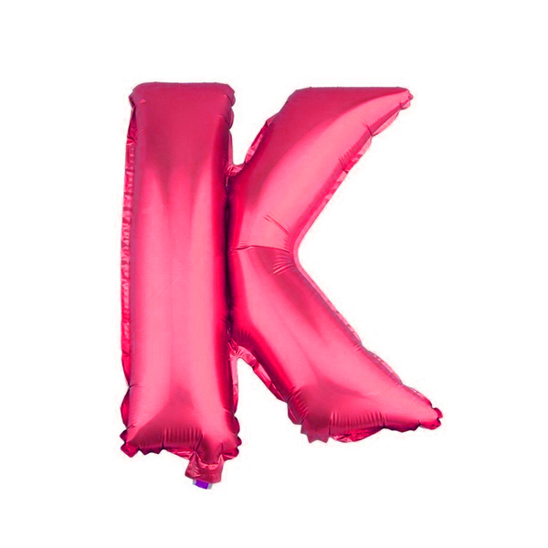 GLOBO METALICO 26 FUCSIA LETRA K X1 UNI - 1