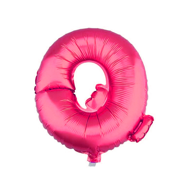 GLOBO METALICO 26 FUCSIA LETRA Q X1 UNI - 1
