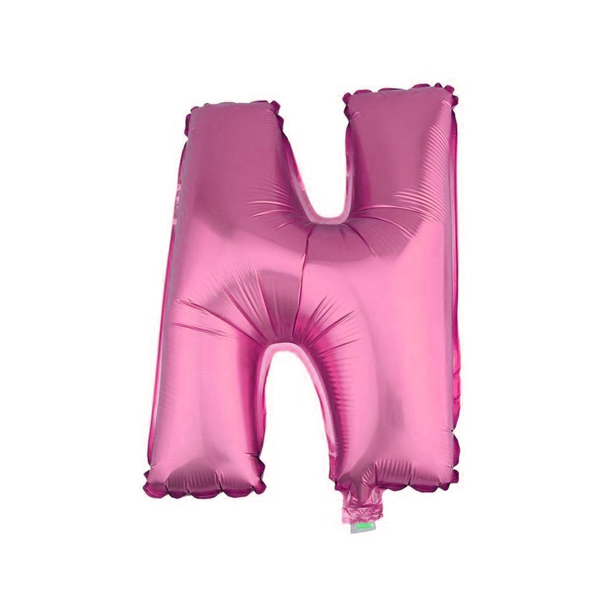 GLOBO METALICO 26 ROSADO LETRA N X1 UNI - 1
