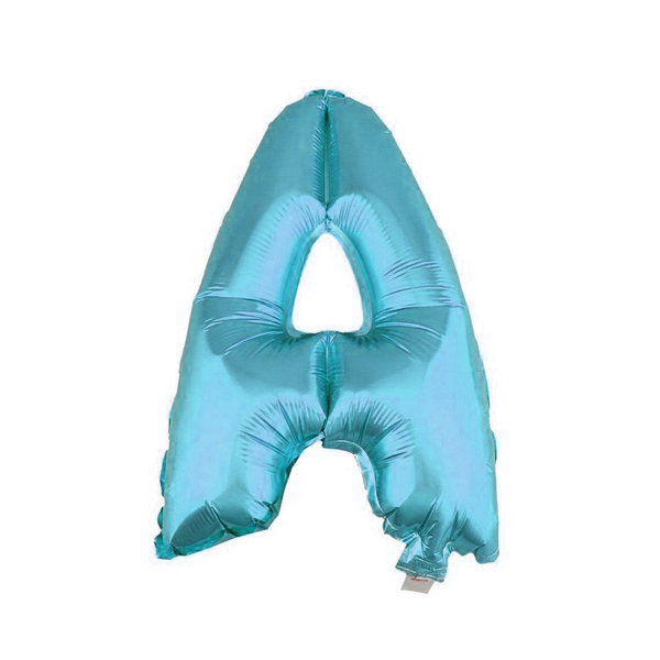 GLOBO METALICO 26' AZUL LETRA A X1 UNI - 1