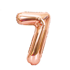 GLOBO METALICO 32 ROSE GOLD N 7 - 1