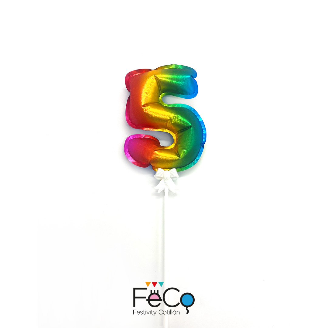 GLOBO METALICO MULTI STICK 13CM 5 - 1