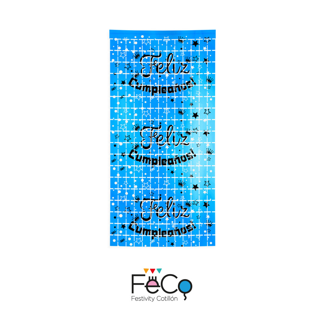 ADORNO MURAL METALICO F.C CELESTE 2X1 X1 UNI - 1