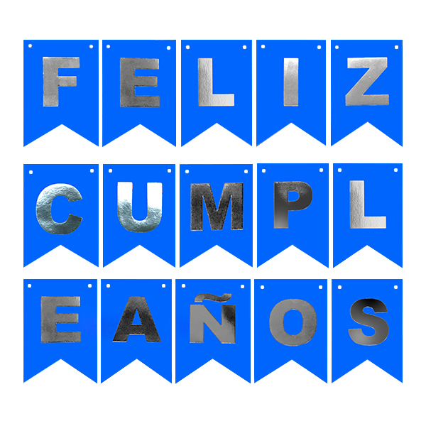 BANNER F.C. FLUOR AZUL X1 UNI - 1