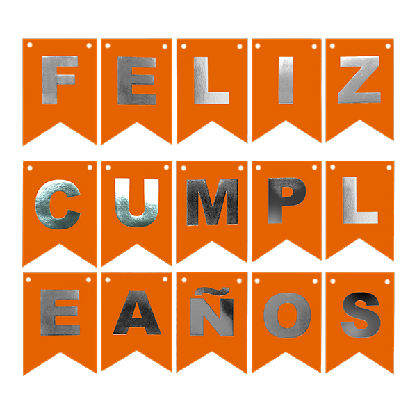 BANNER F.C. FLUOR NARANJO X1 UNI - 1