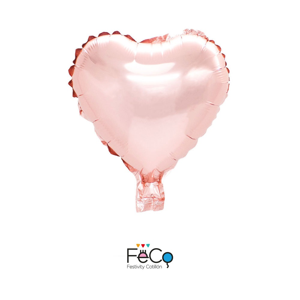 GLOBO METÁLICO 10 CORAOZN X50 UNI ROSE GOLD - 1