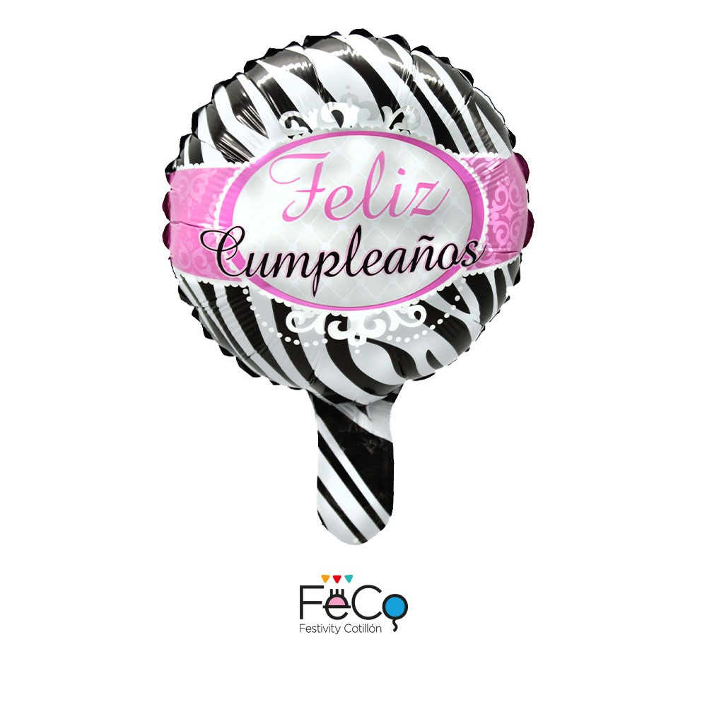 GLOBO METÁLICO 10 F.C REDONDO PRINT X50 UNI - 1