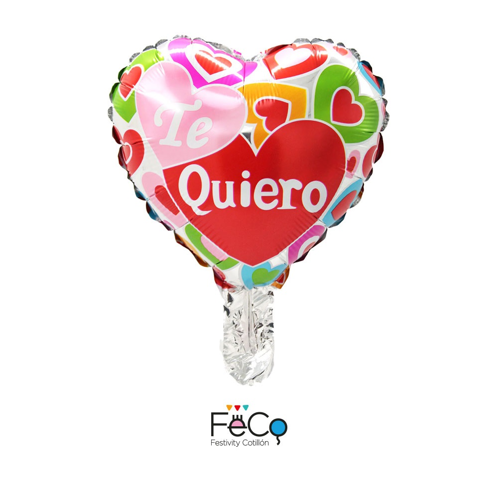GLOBO METÁLICO 10 TE QUIERO X50 UNI - 1