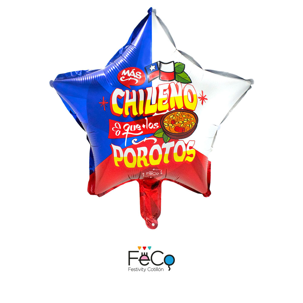 GLOBO METÁLICO 18 ESTRELLA GUACHACA POROTOS X50 UNI - 1
