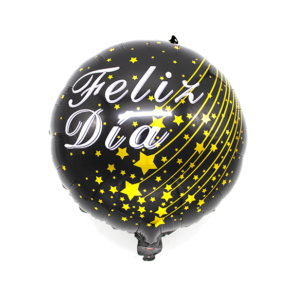 GLOBO METÁLICO 18 FELIZ DÍA CURSIVO X50 UNI - 1