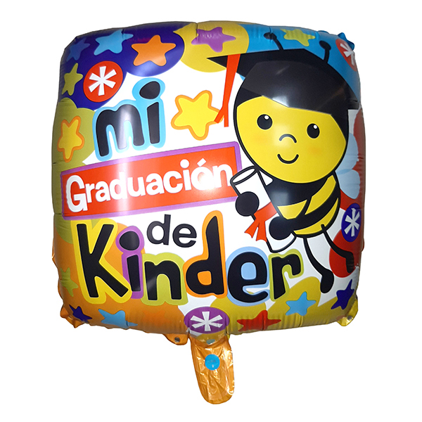 GLOBO METÁLICO 18 GRADUACIÓN KINDER X50 UNI - 1