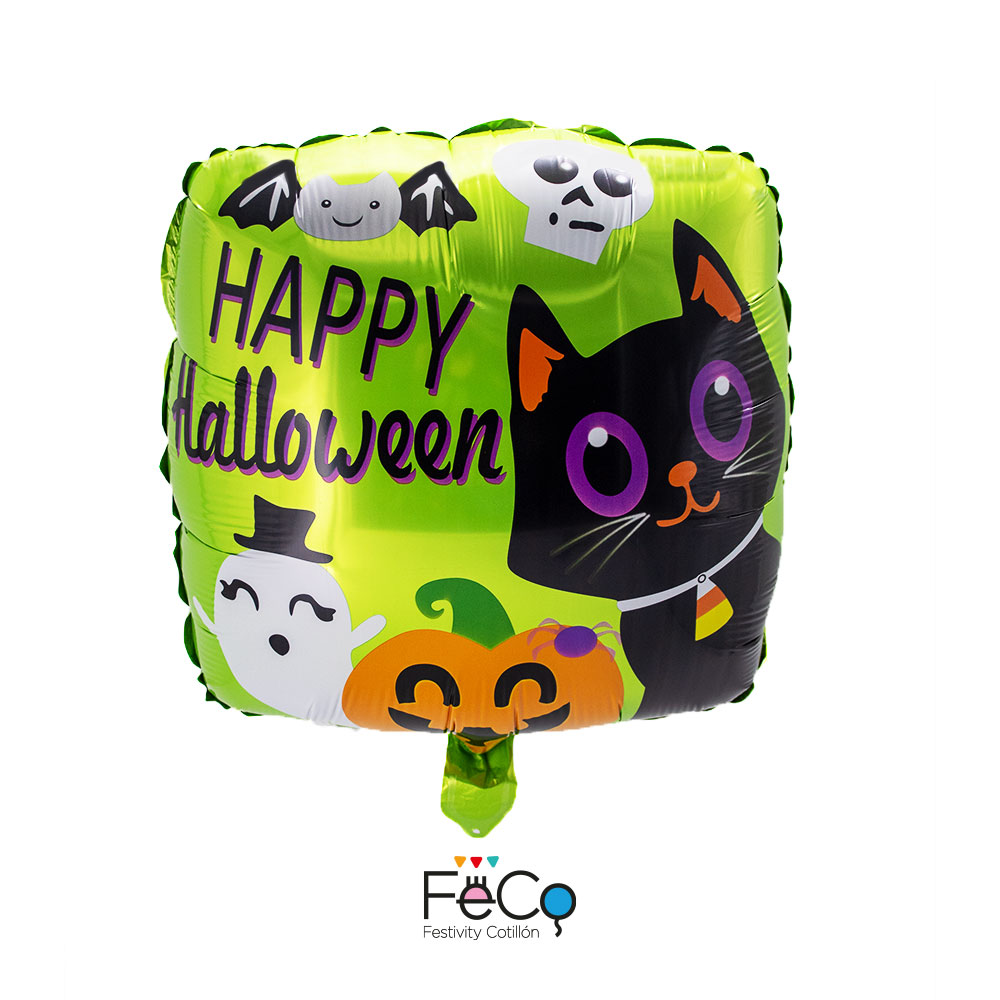 GLOBO METÁLICO 18 HAPPY HALLOWEEN X50 UNI - 1