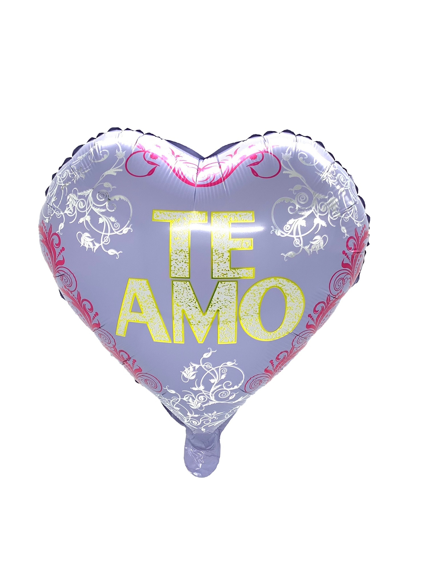 GLOBO METÁLICO 18' TE AMO X50 UNI LILA - 1