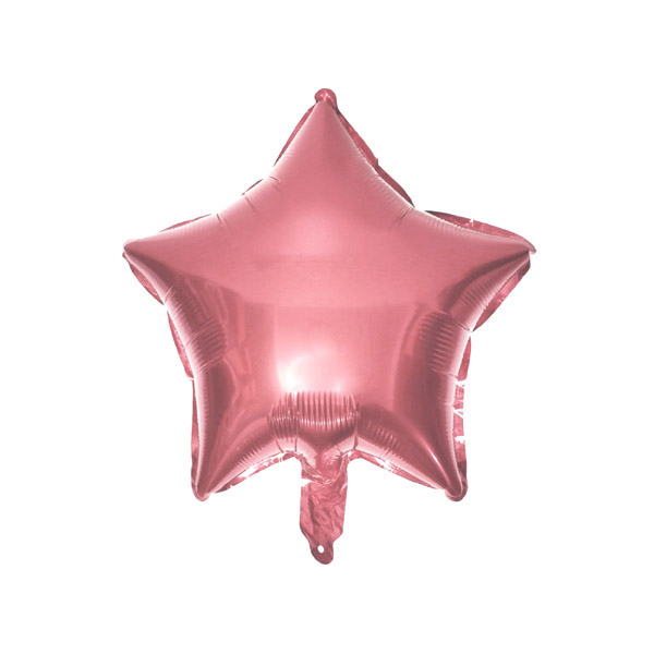 GLOBO METÁLICO ESTRELLA 18 CHROME X50 UNI ROSE GOLD - 1