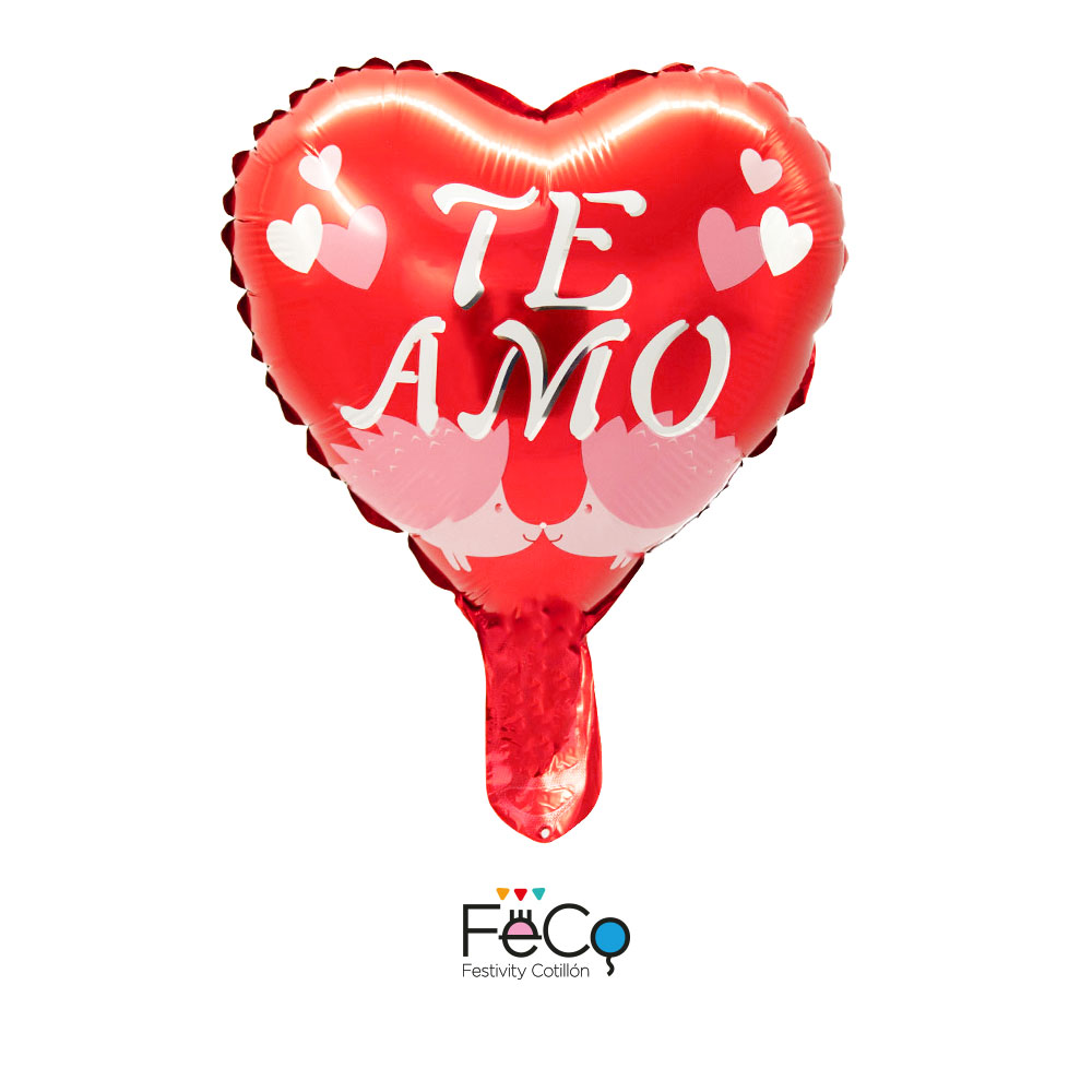 GLOBO METÁLICO TE AMO KISS X50 UNI - 1