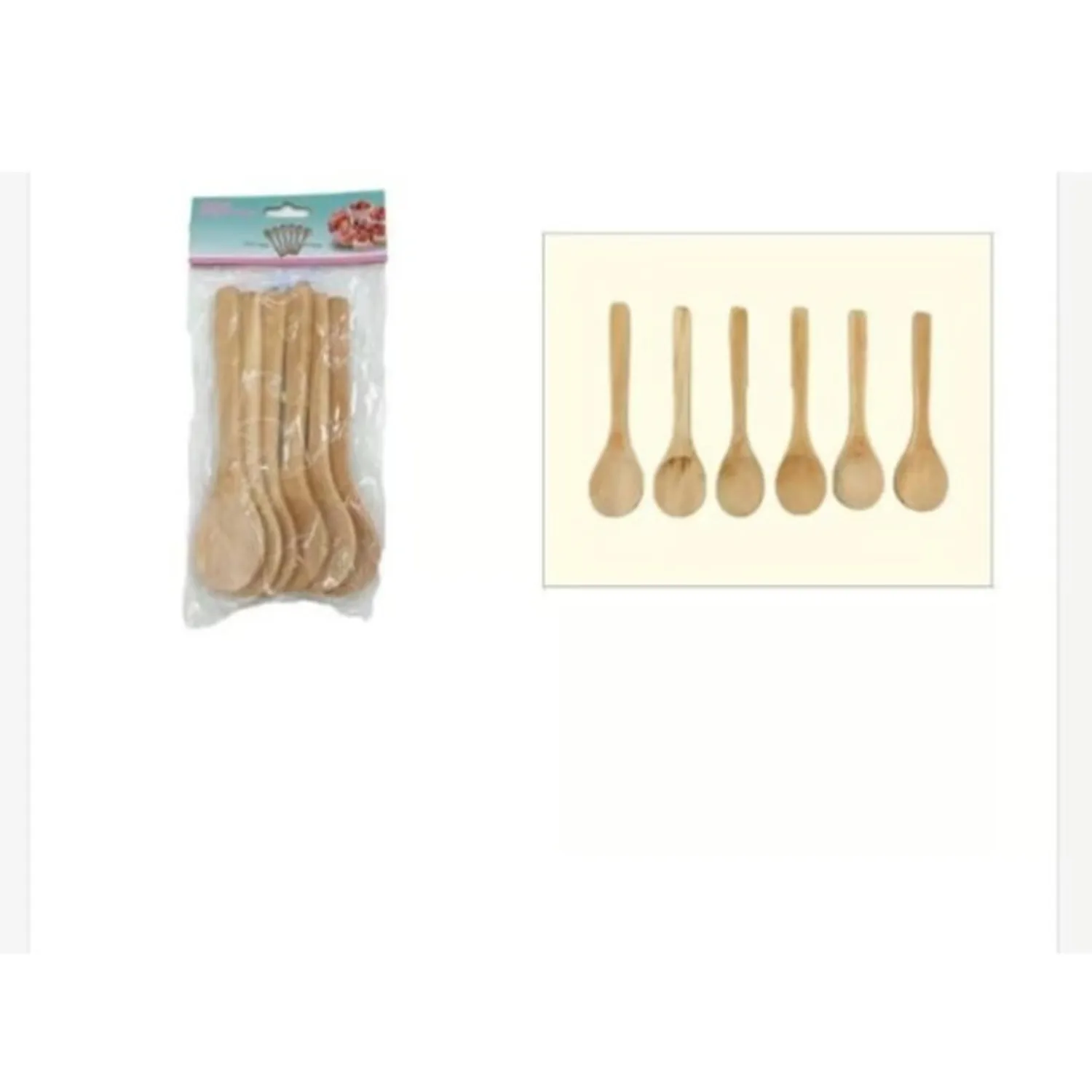 CUCHARA DE MADERA 6 PIEZAS COCINA - 1