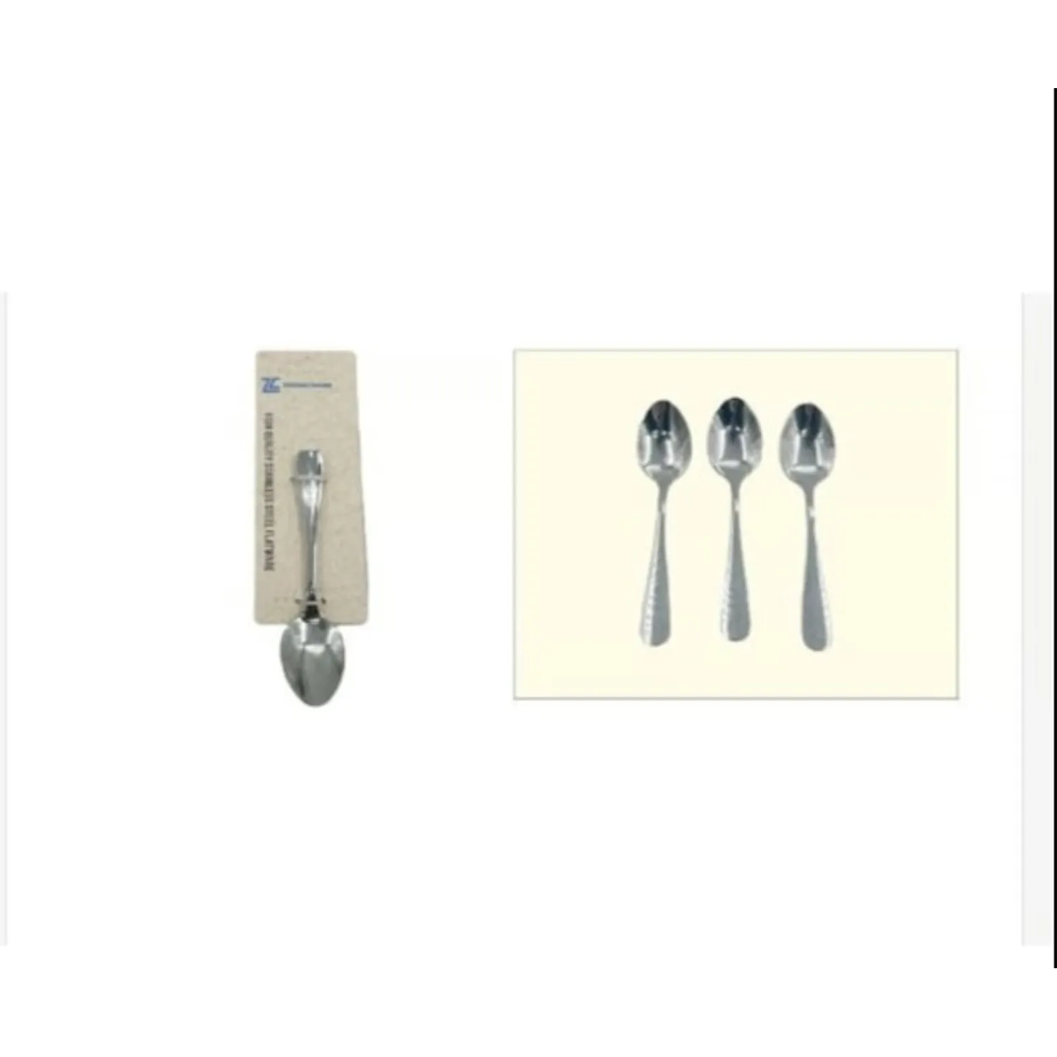 JUEGO DE CUCHARAS DE ACERO INOXIDABLE 3 PIEZAS - 1