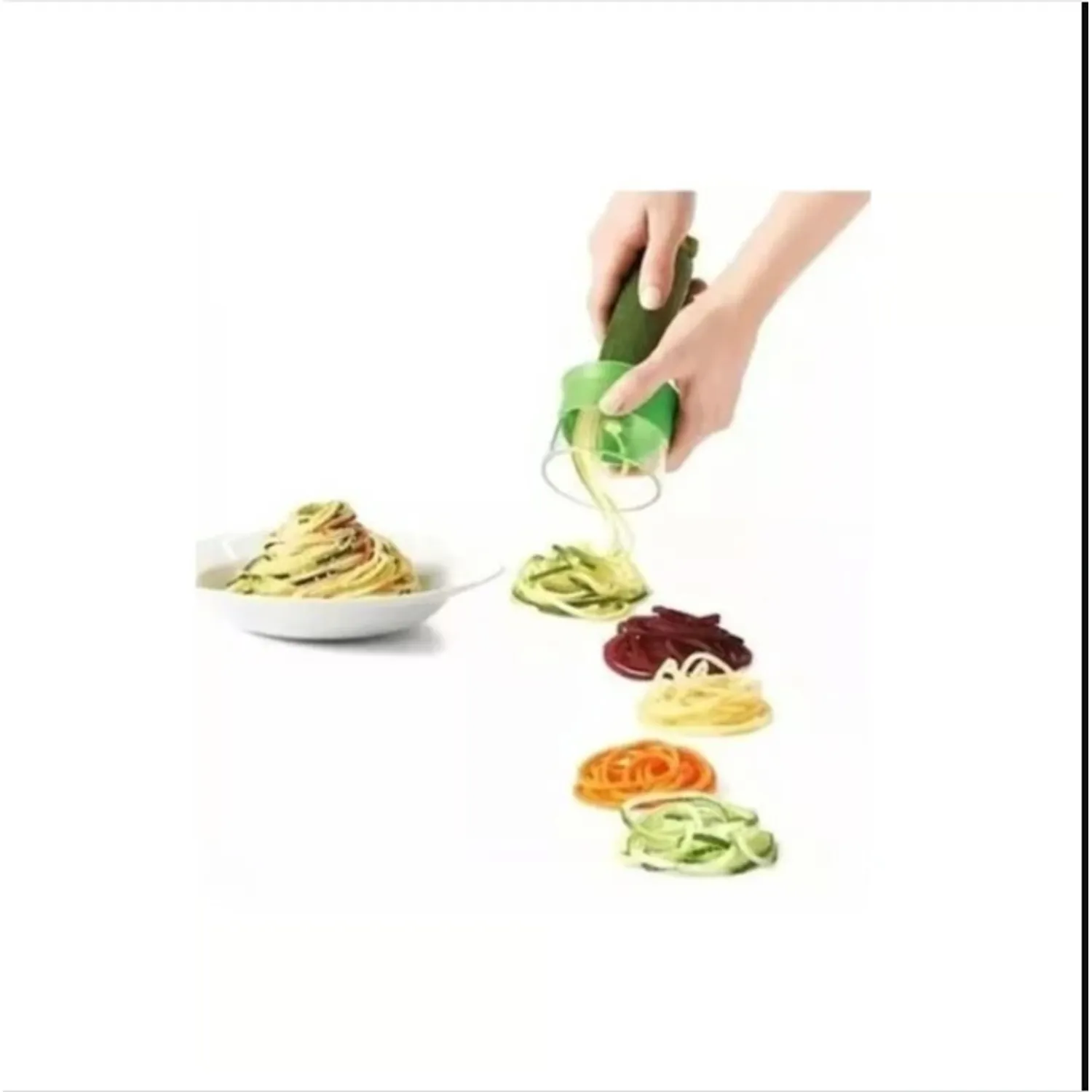 CORTADOR RALLADOR DE VERDURAS JULIANA EN ESPIRAL TALLARINES - 1